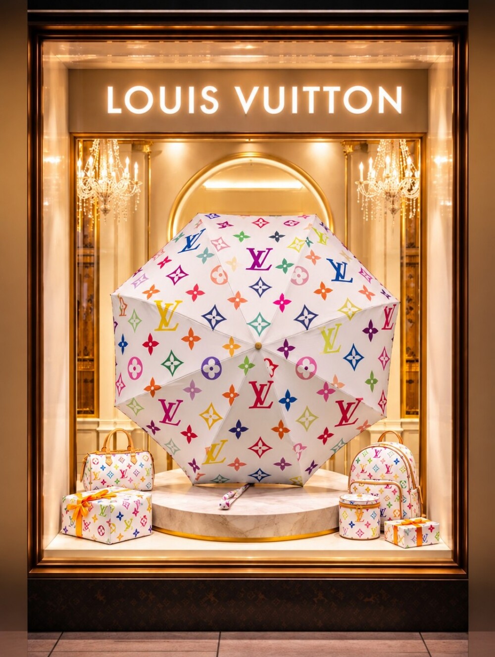 LV Fashion Compact Umbrella